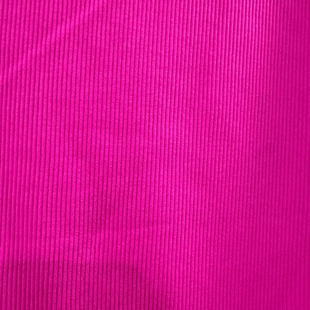 T by Talbots hot pink ribbed top (L/XL) - Picture 2 of 3